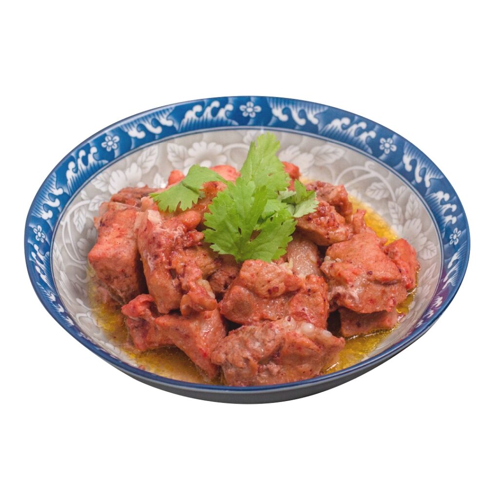 红槽排骨 red rice sauce w steam pork png